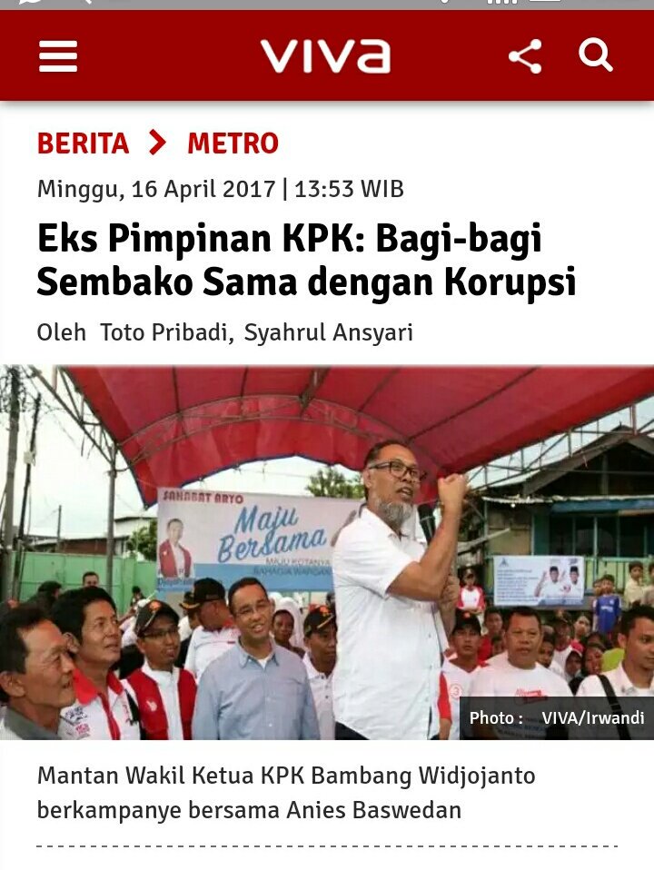 Anies Dilaporkan soal Sembako, Timses: Itu Aktivitas Legal