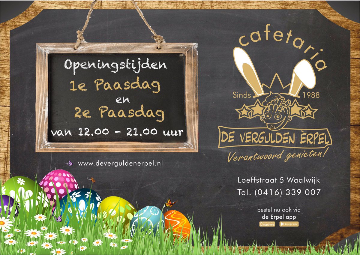 Wij wensen u fijne Paasdagen