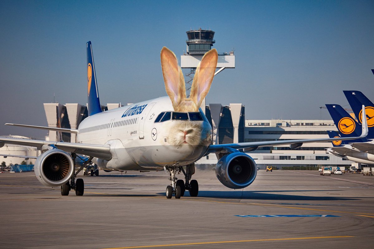lufthansaNews's tweet photo. The Lufthansa Group Media Relations team wishes everyone a #HappyEaster holiday. https://t.co/MkjPW3By9m
