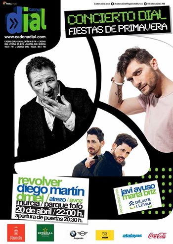 Seguimos #Cumpliendosueños😍Tocar en las fiestas de primavera de <a href="/AytoMurcia/">Ayuntamiento de Murcia</a> con <a href="/OficialRevolver/">Carlos Goñi/Revólver</a> <a href="/DiegoMartinOfic/">Diego Martín</a> @DmeiOficial @AvozOficial