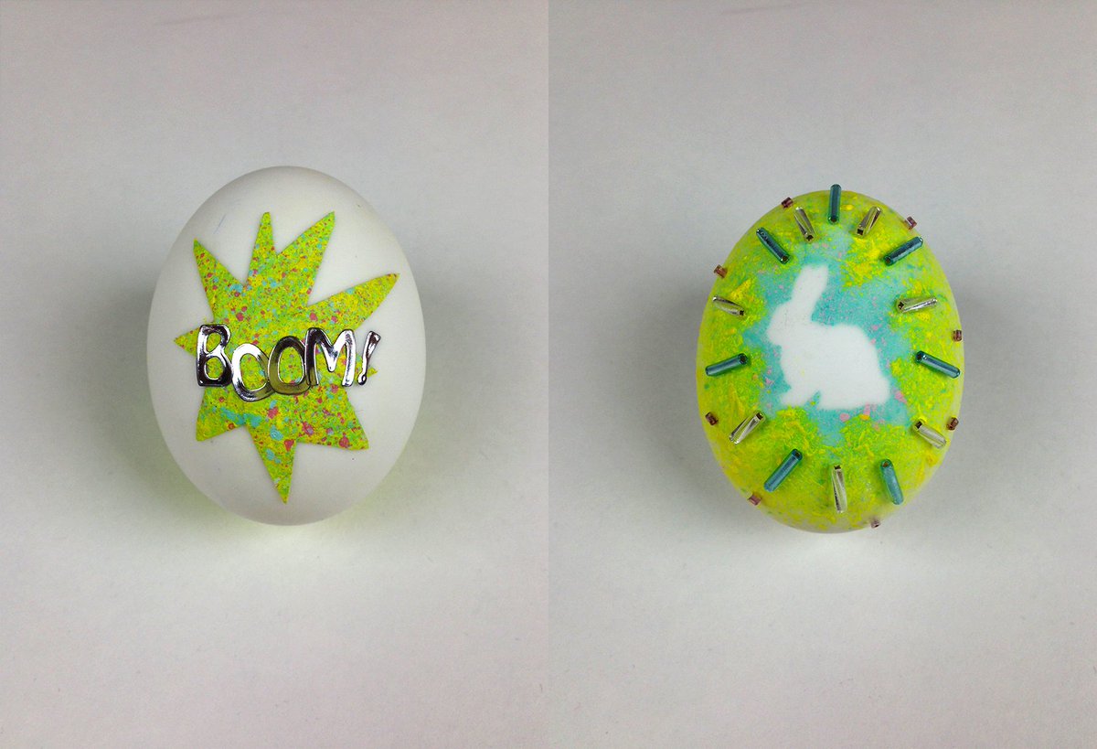 Happy Easter everybody! Here's a hoppy Easter EGGsplosion! #eggpainting #egdecorating