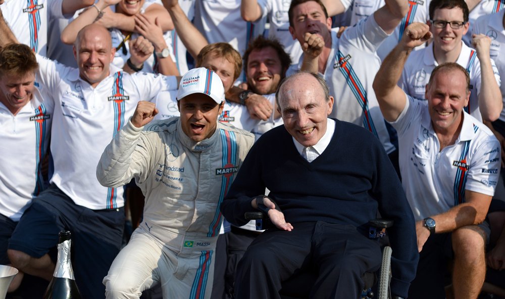 \" Happy 75th Birthday to Frank Williams! Cheirinho de vitoria do em homenagem 