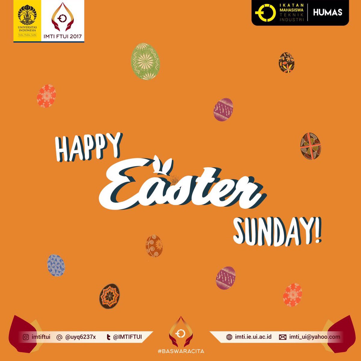 IMTIFTUI's tweet image. Happy Easter!