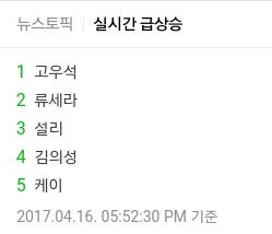 Lovelyz_Global's tweet photo. 170416 케이 is trending no 5 on Naver https://t.co/IlluNvshYq