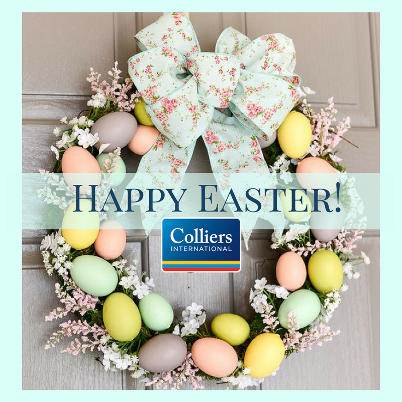 ColliersBelfast's tweet photo. Happy Easter from all at @ColliersBelfast. Our offices will re-open on Wednesday, 19th of April. 
#ColliersNI https://t.co/q3mTVBe9ln