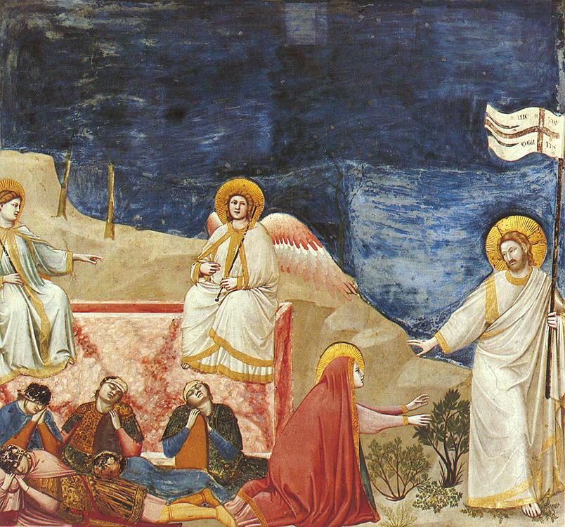 #Esperide augura a tutti #BuonaPasqua #HappyEaster 
#Resurrezione, #Giotto (1303-1305) #CappelladegliScrovegni, #Padova