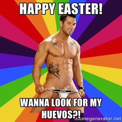 GayCupydo's tweet photo. Happy Easter for everyone! 😋 https://t.co/kHXRFmKWmA