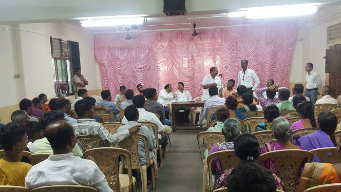 भातनकर नगर पुनर्विकासासंदर्भात रहिवाश्याची मिटिंग