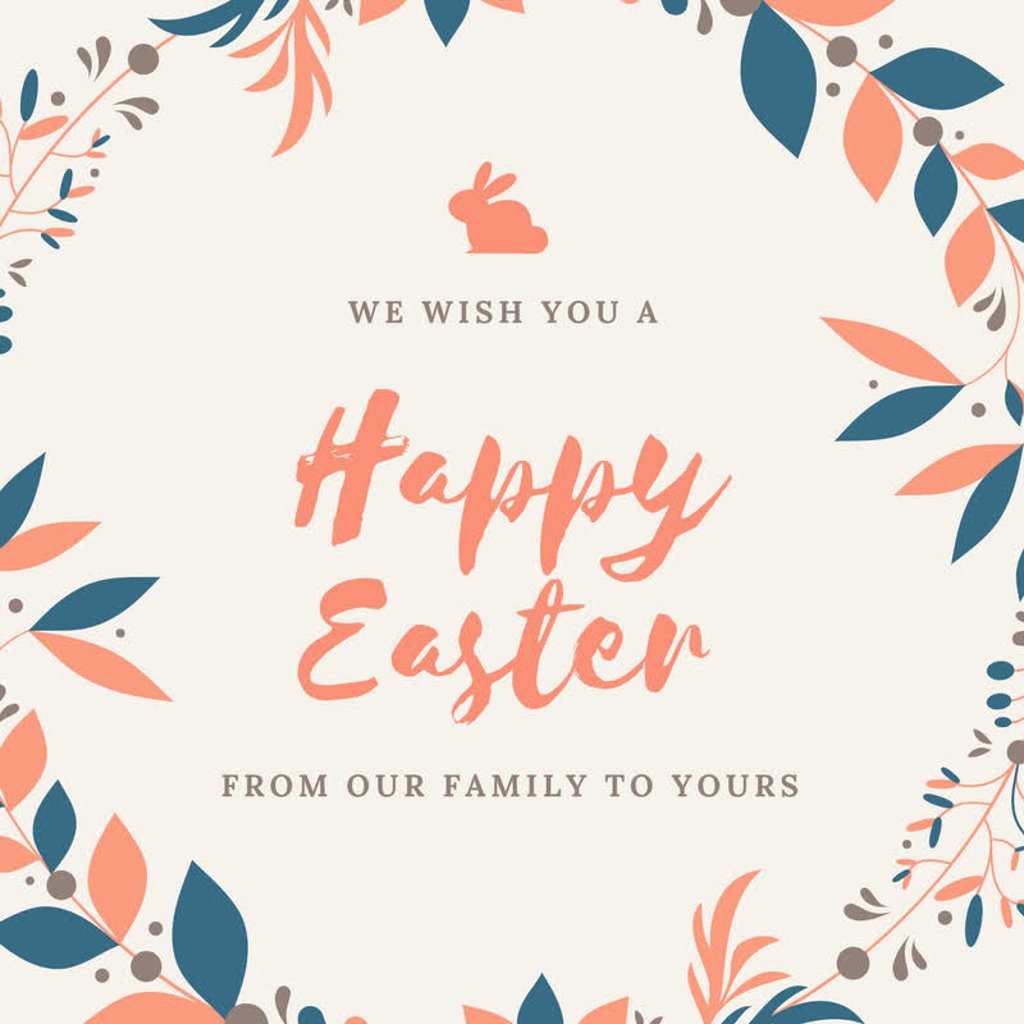 mandmsurf's tweet photo. From our family to yours, Happy Easter! #HappyEaster https://t.co/u2bZGMXJQ7