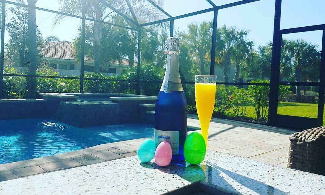 The Easter bunny brought some PRP wine! #Easter #wine #Mimosas