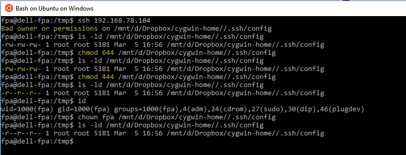 FranckPachot's tweet image. #BashOnUbuntuOnWindows 1st thing I try doesn&apos;t work properly
@microsoft, Linux (sub)system is a bit more than porting bash
#filePermissions
