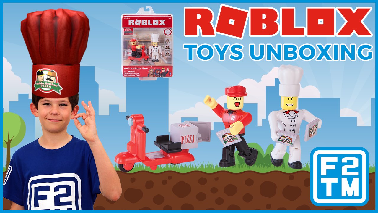 Use Code F2tm On Twitter The 2nd Roblox Toys Unboxing Work At A Pizza Place Roblox Toy By Jazwares Https T Co C3no6yytq4 Robloxtoys - roblox toy unboxing