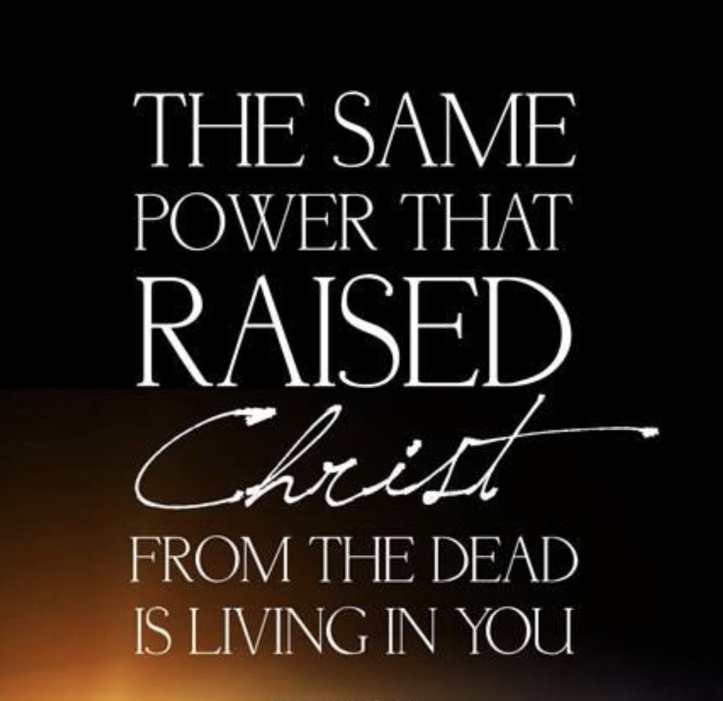 iamBornMade's tweet photo. Resurrection Power!! The same power is in us and for us...Believe & Receive!!
#BornMade https://t.co/KTePVEuSLc