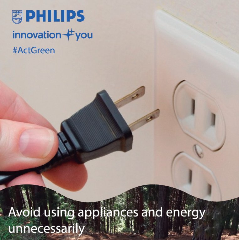 SimplementeRF2's tweet image. #ActGreen Disconnect the appliances that you are not using, although this at rest consume electrical energy