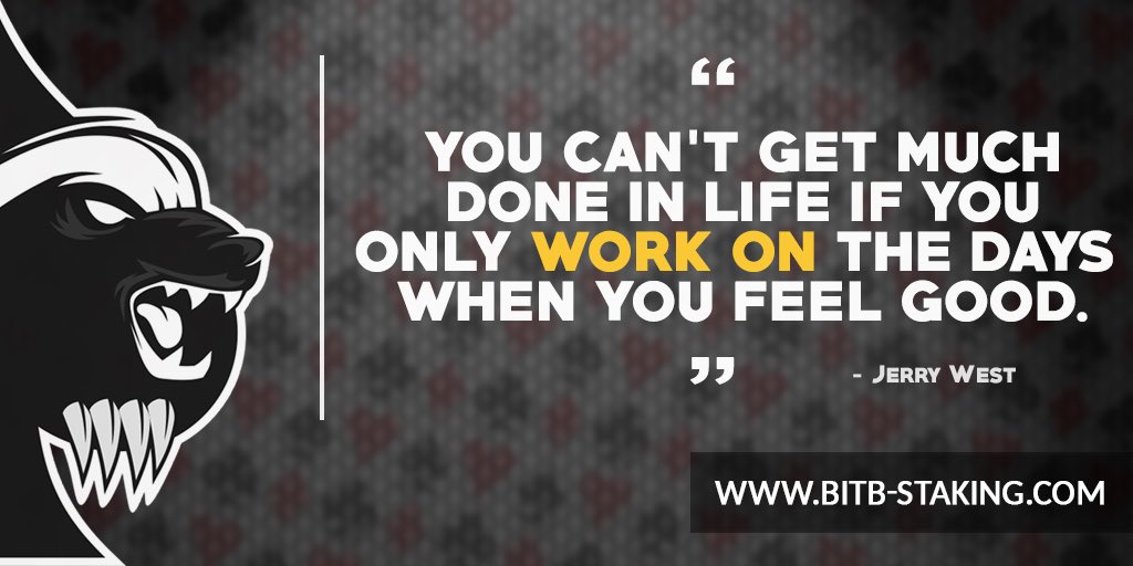 bitBstaking's tweet photo. It's that time of the week again. Ready or not, you have to get the job done, so get there and DO YOUR BEST.
#SundayMotivation #bitBWar https://t.co/FyWGBqjyA7