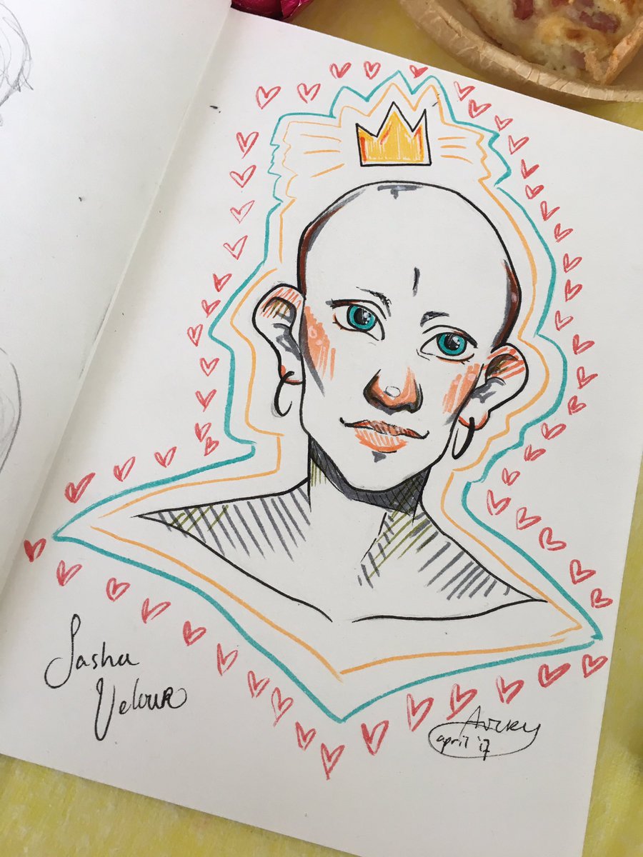 starealittle's tweet photo. im with my fam for easter and i tried to draw @sasha_velour out of drag bc I C O N
tryna learn to draw guys more 😌✌🏼💖 https://t.co/fjCCpSwr4b