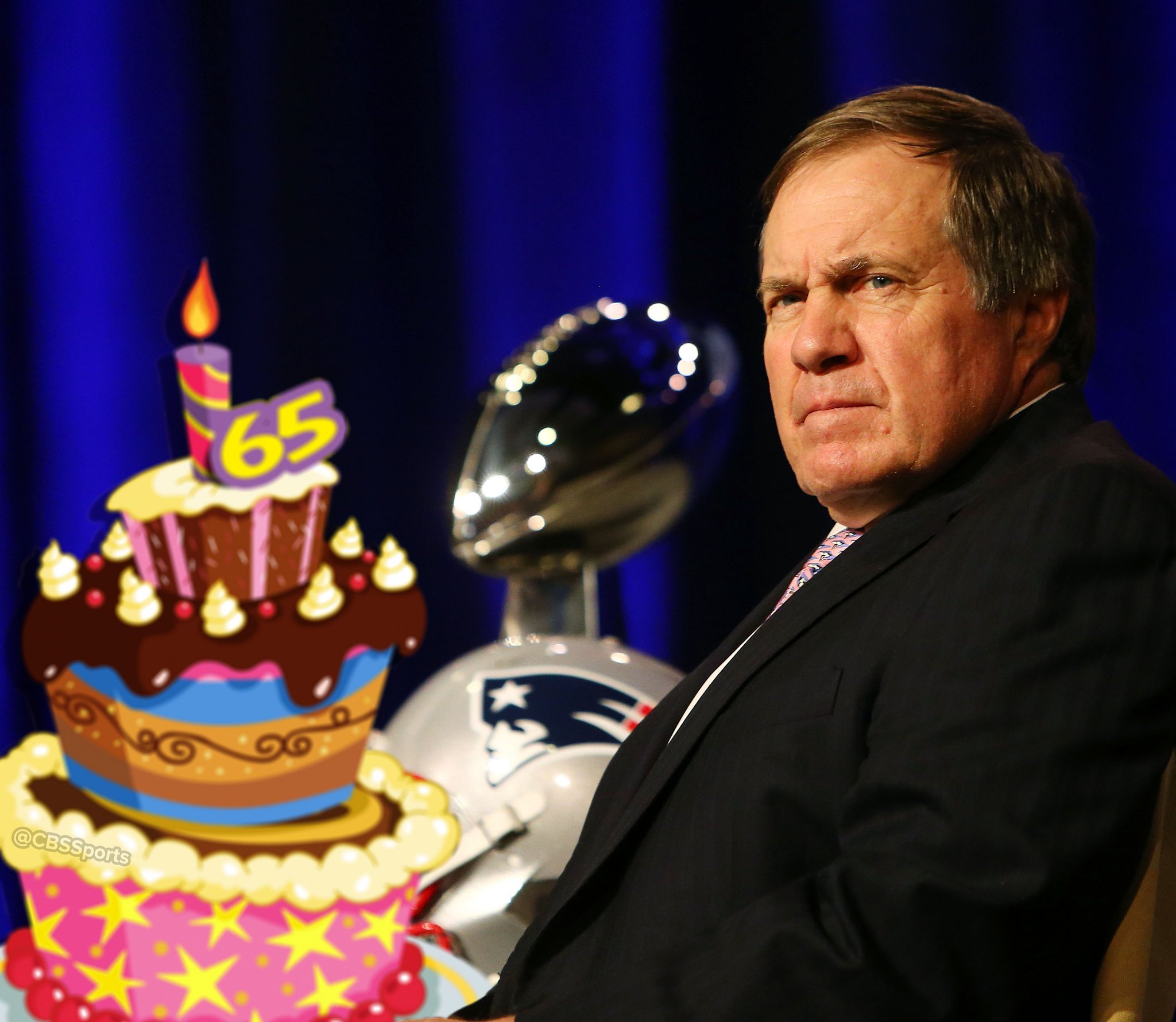 Happy 65th Birthday to Bill Belichick. 