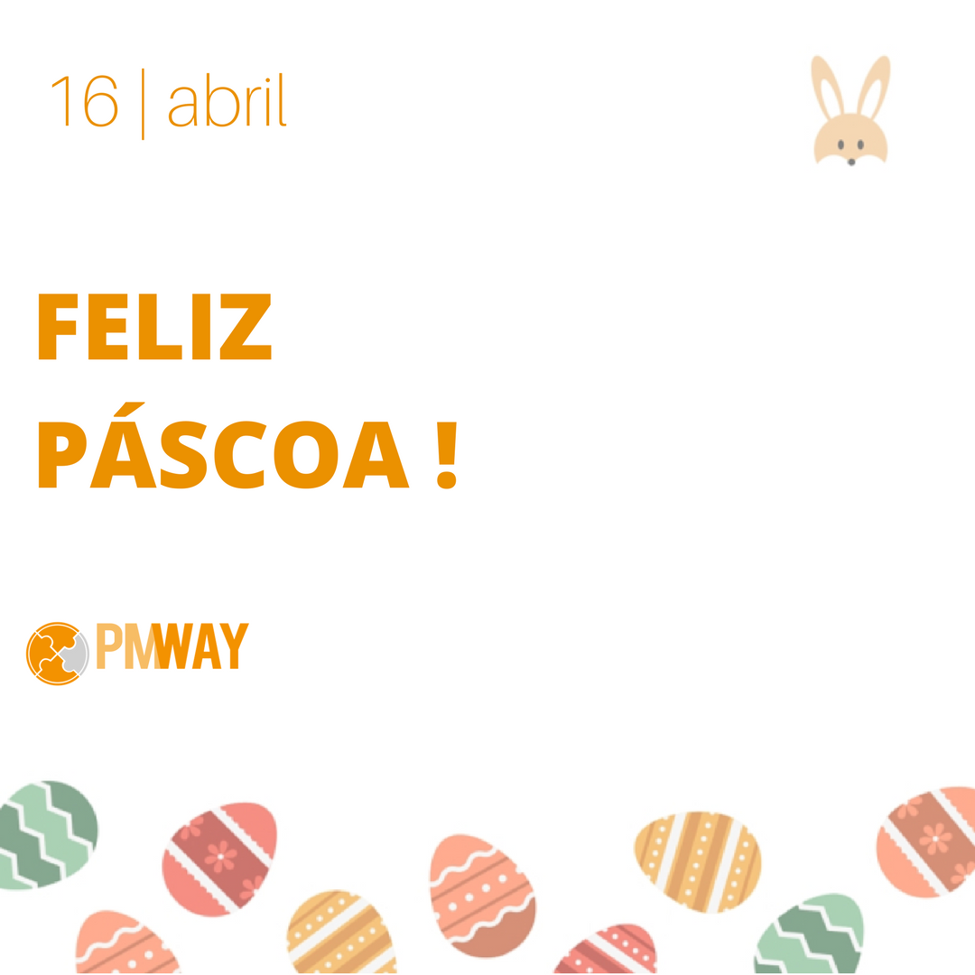 esdraseliwan's tweet photo. Nós da #PMWay desejamos uma Feliz Páscoa! - Acesse o site: https://t.co/PiJMcUJ5Gz
#gerenciamentodeprojetos #projectmanagement #felizpascoa https://t.co/nm2TObIj1I