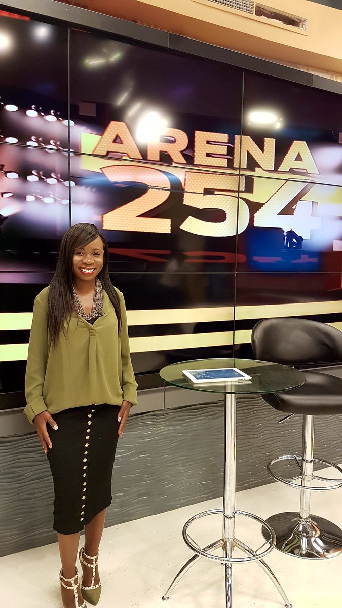 The gospel songbird herself, @EvelynWanjiru_A 😍😍😍 #arena254