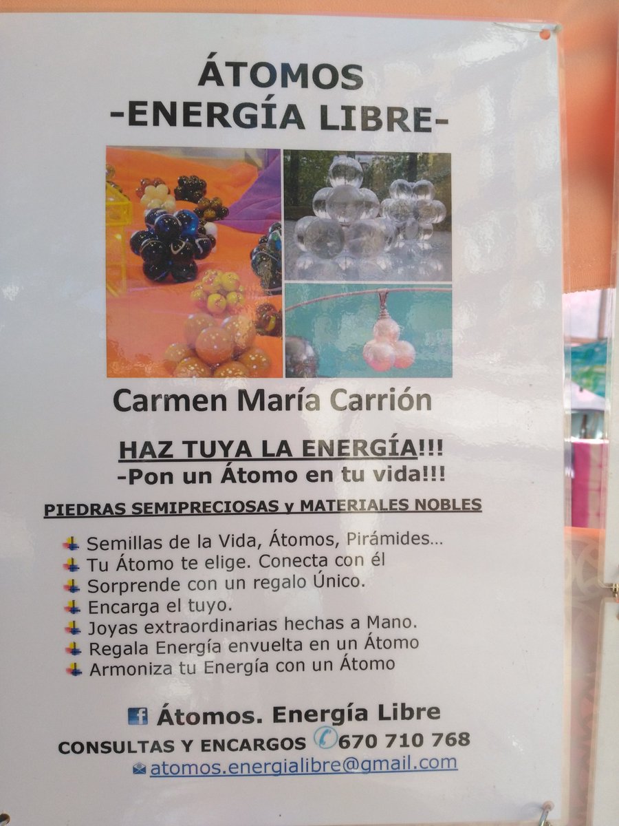 Energía libre. Pon un átomo en tu vida. Piedras semipreciosas, semillas de la vida, átomos, pirámides... Tu átomo te elige, contacta con él. 