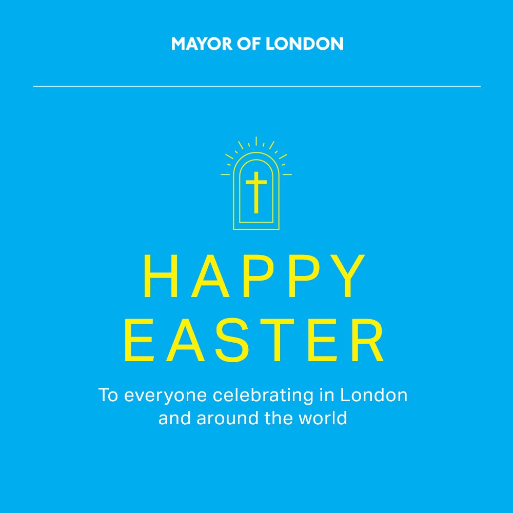 I'd like to wish everyone celebrating in London and around the world a very #HappyEaster