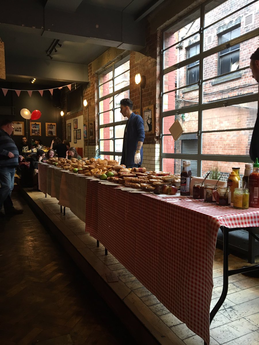 A man judges a bar not only by the pint but the quality of pork products served with it #porkpiefest #ciderfest
