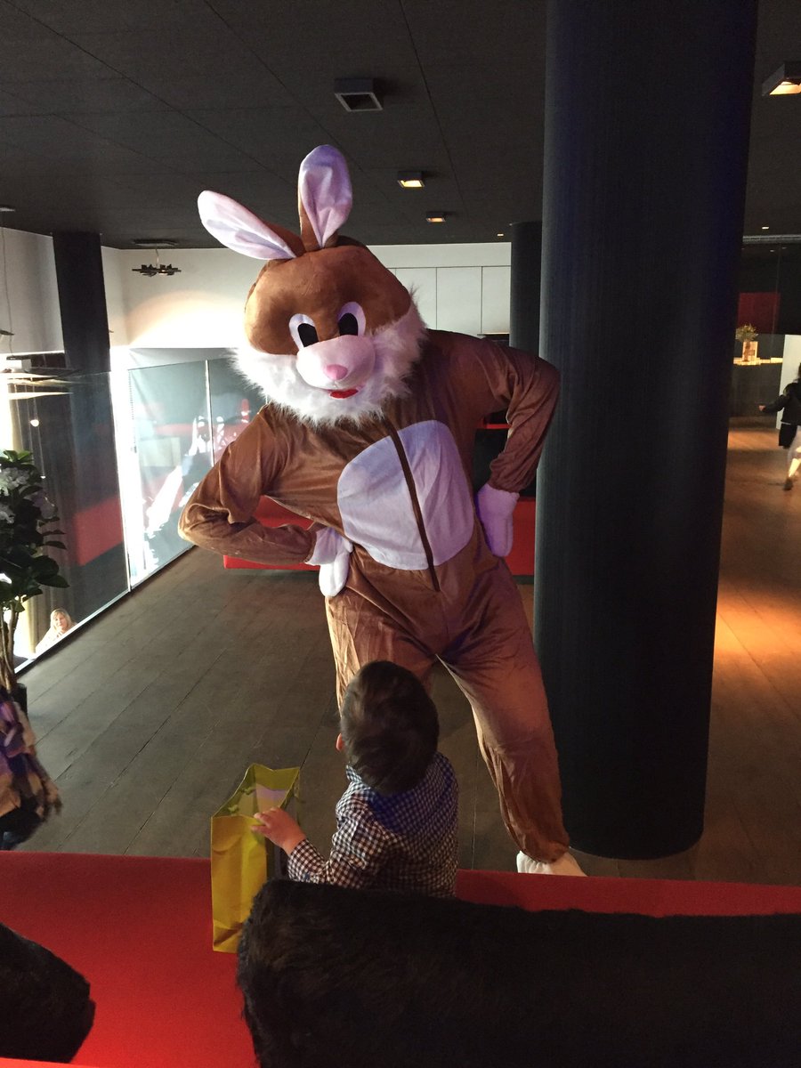 Are you talking to me? #cheekybunny #easteratwork <a href="/DifferentHotels/">Different Hotels</a>