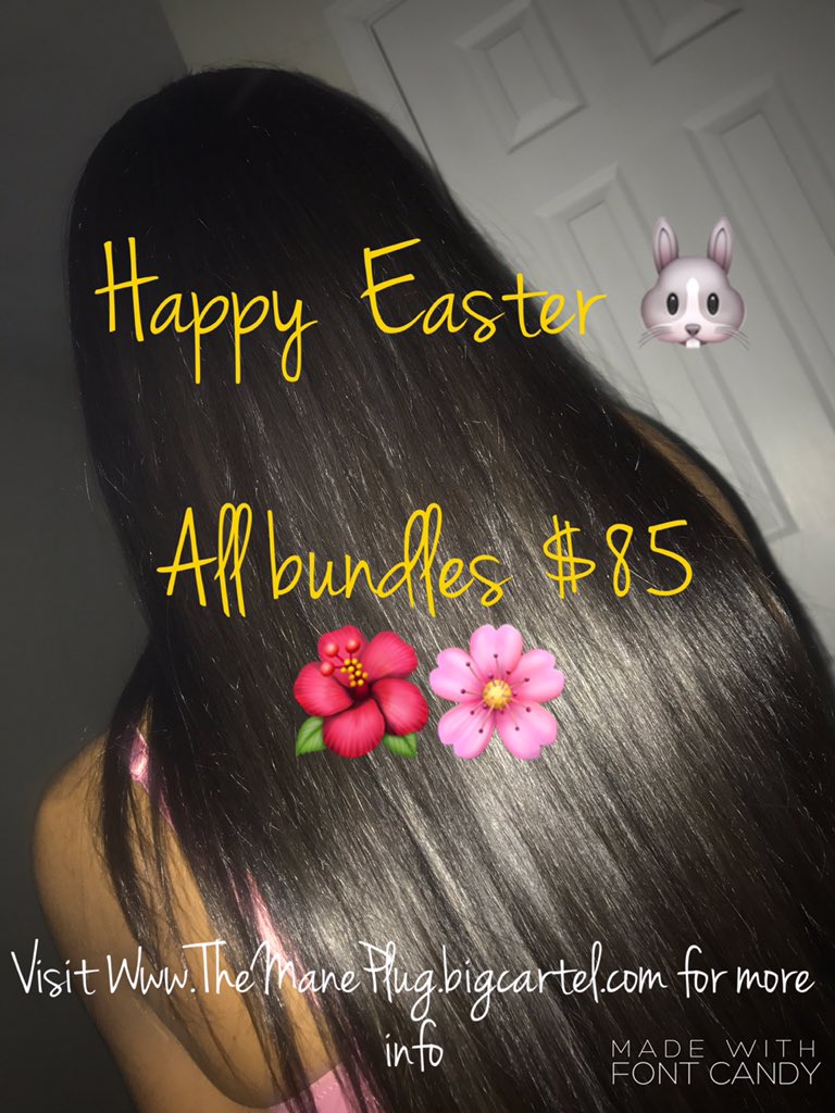 _kiaera's tweet photo. Happy Easter ๐ฃ #ShopTheManePlug https://t.co/lMF9DPpvMh
