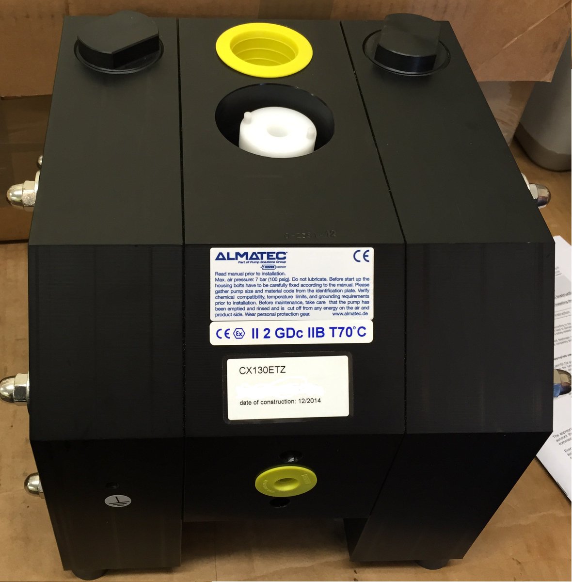 triarkpumpsltd's tweet photo. The CX series from #Almatec are #ATEX approved in Conductive PE with #PFTE diaphragms and seals. https://t.co/gAJeAbMFfS https://t.co/8HdLmqsC4g
