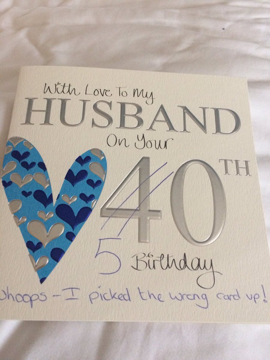 tony5oprano's tweet photo. Terrific card from Mrs E this morning- if only the original was true ! #OldGet https://t.co/Eddv6UEOXw