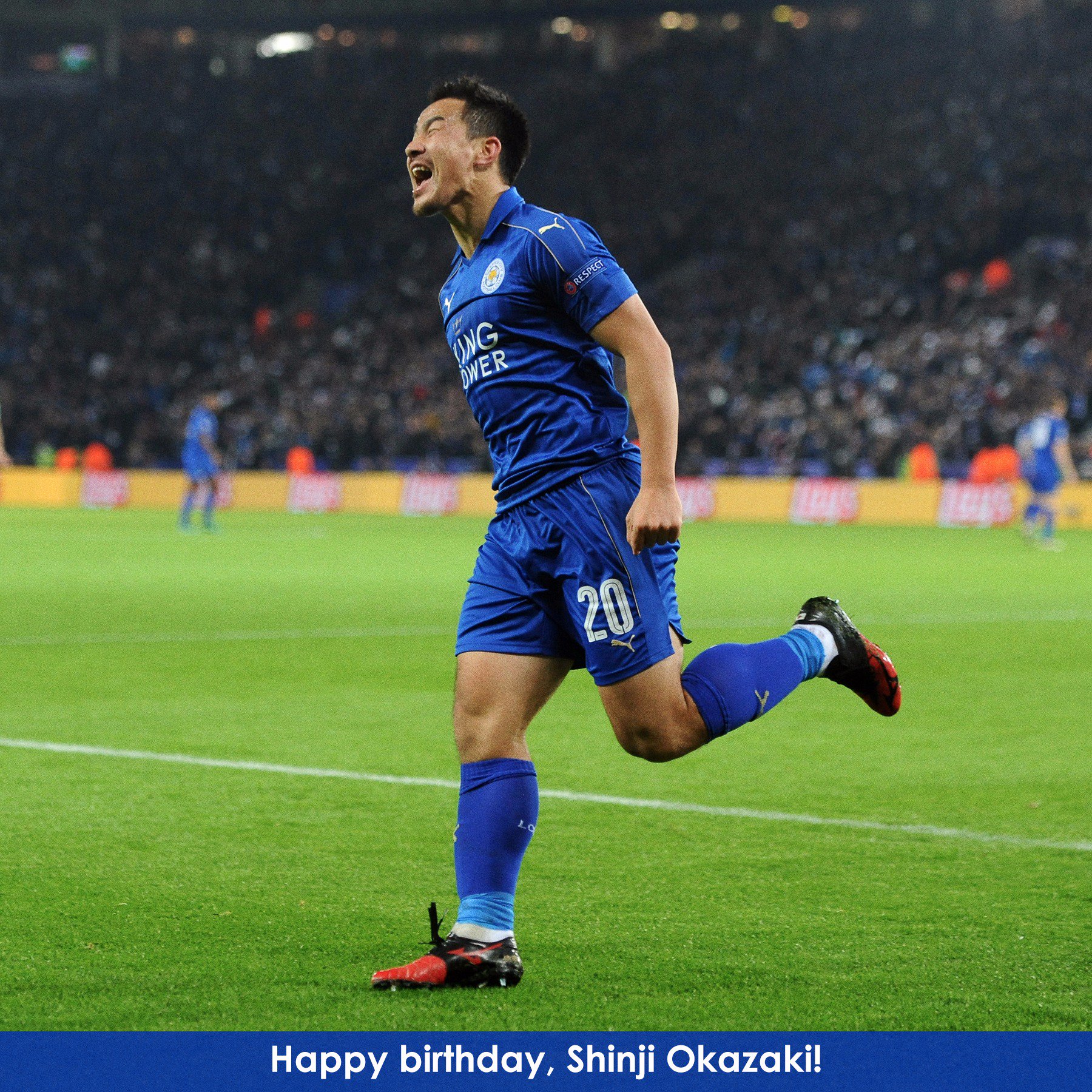 Happy Birthday Shinji Okazaki. Please make Hattrick when we faced Atletico. 