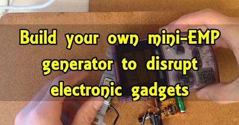 LeGeekDad's tweet photo. How to build a mini-EMP generator to disrupt #electronic #gadgets https://t.co/ZaF5dAL3aG | #techworm https://t.co/CdynyebVBL