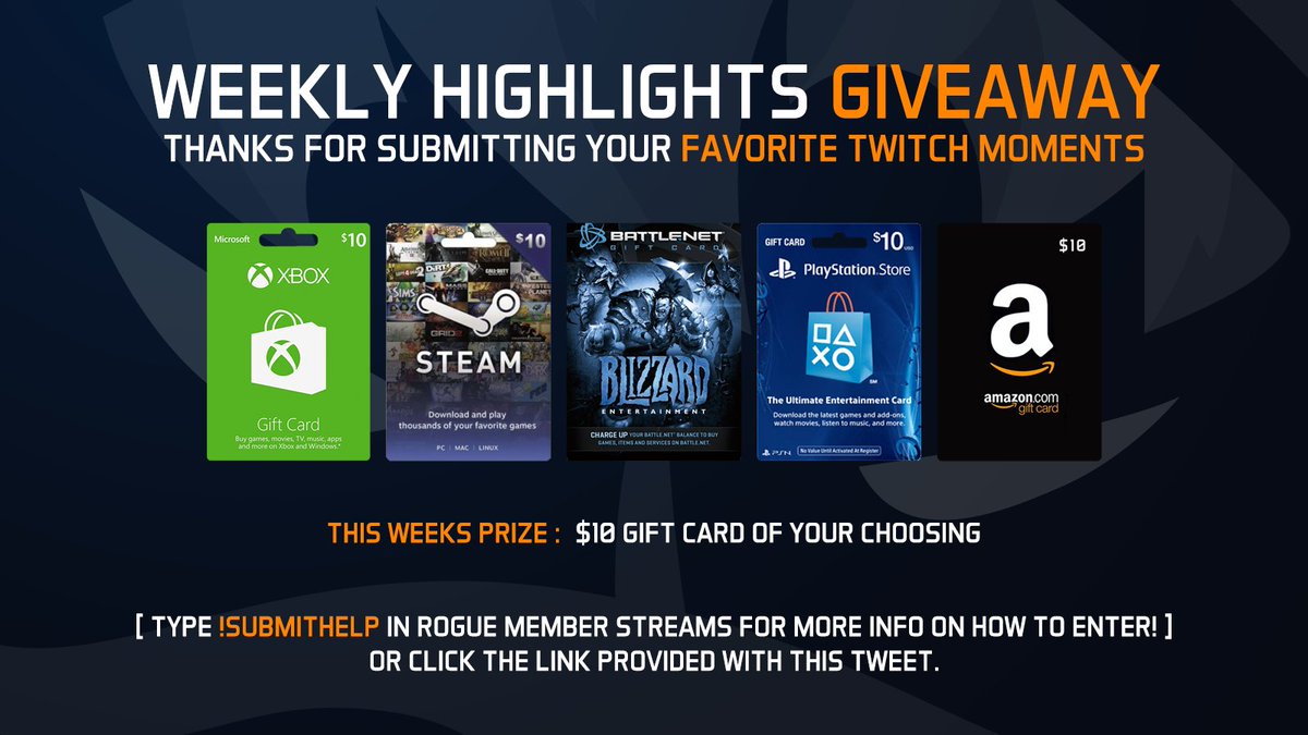 Love Rogue streams? Want to win prizes for clipping crazy plays and funny moments? Find out how by clicking here!: i.imgur.com/u7LrYaA.png