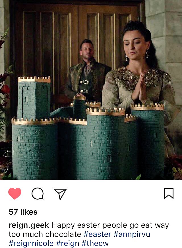 annpirvu's tweet photo. Absolutely second that😬🙏🏻👏🏻 #Easter #Reign #EatDatCake 
@skarstenreign TY #reign.geek https://t.co/ljaurHCTLM