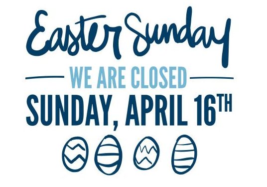 We're closed today, 4/16.  Join us Monday, 4/17, for all the Sushi Lunch Specials you can handle.

#BlueSushiSakeGrill