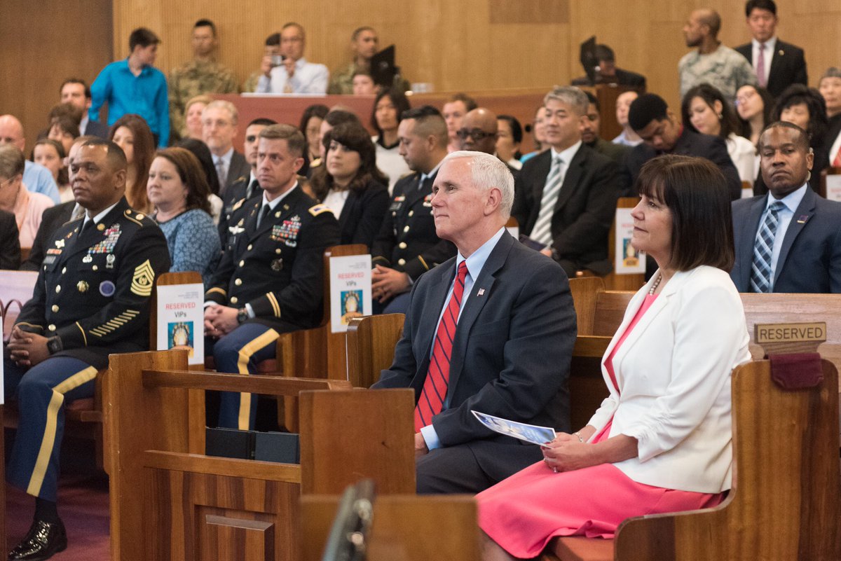 Proud to represent <a href="/POTUS/">President Donald J. Trump</a> &amp; the U.S. in South Korea today - here are some scenes from Day One of my Asia-Pacific trip. #VPinAsia