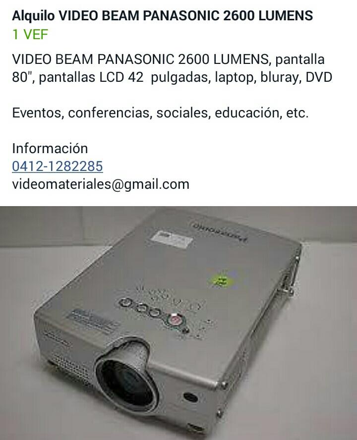 VIDEOMATERIALES's tweet photo. Alquiler video beam, pantallas @VIDEOMATERIALES https://t.co/h6MEMZ8d11