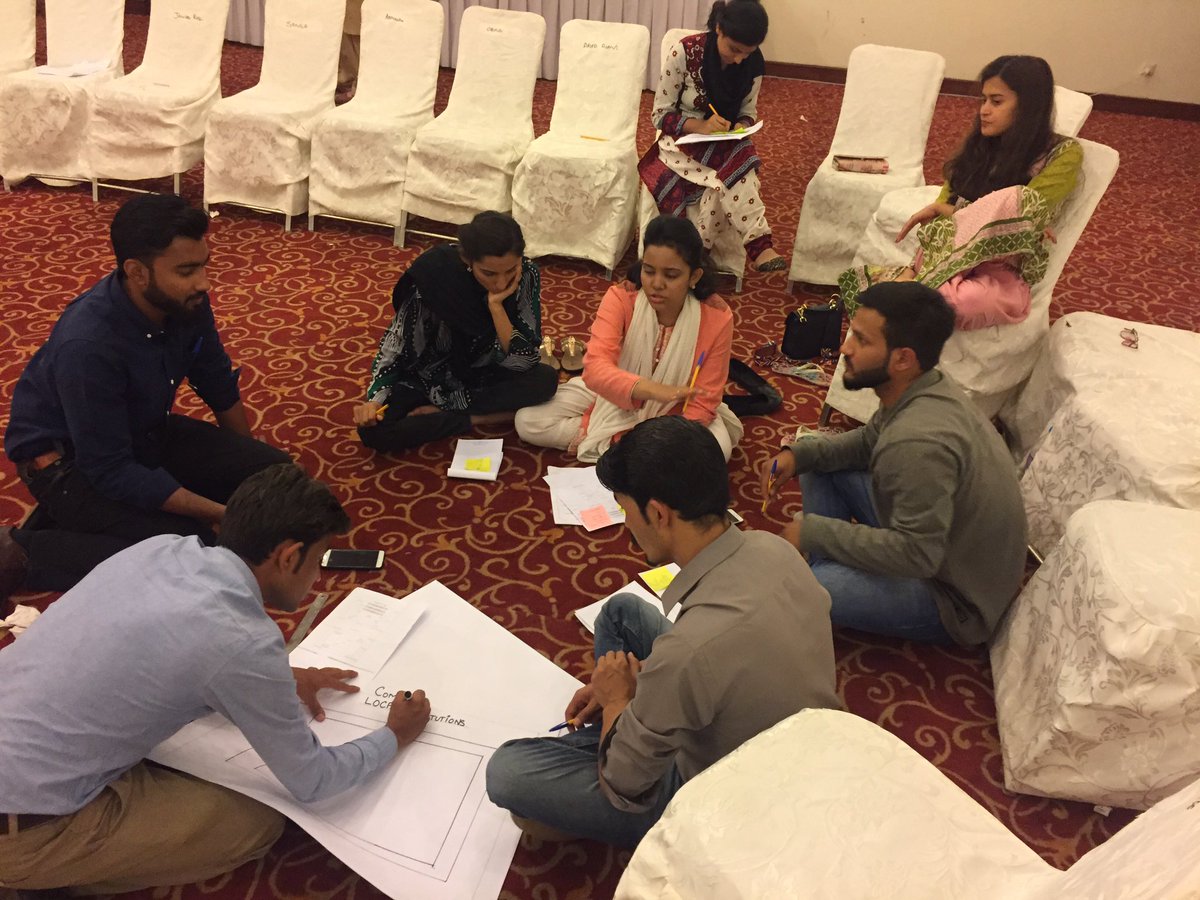 smalimustafa's tweet photo. Youth at my session on Community Development. They mapped the assets and resources of their respective communities #PostPYC #TeachSDGs https://t.co/pIPV4SvUKu