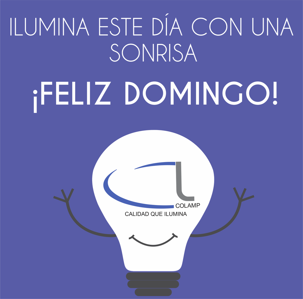 AColamp's tweet photo. Feliz Domingo para todos #colamp #calidadqueilumina #luminariasLED https://t.co/gCtVfT5zsr