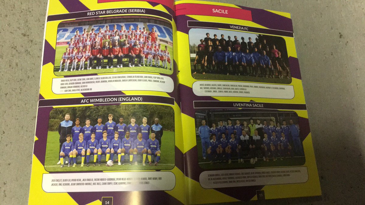 mouth30's tweet photo. U15s @AFCWAcademy lost 4-0 and played their hearts out till the end against the Romanian National team in Italy @9yrspodcast @AFCWimbledon https://t.co/bjUrhH1XvI