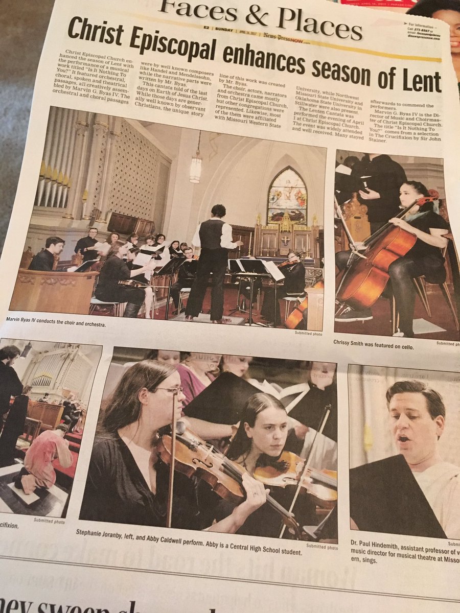 Zach Scamurra @bands_central and Abby Caldwell @thewildneek <a href="/Central_Orch/">Central HS Orchestra</a> did a great job playing with the college kids! 🎼🎻