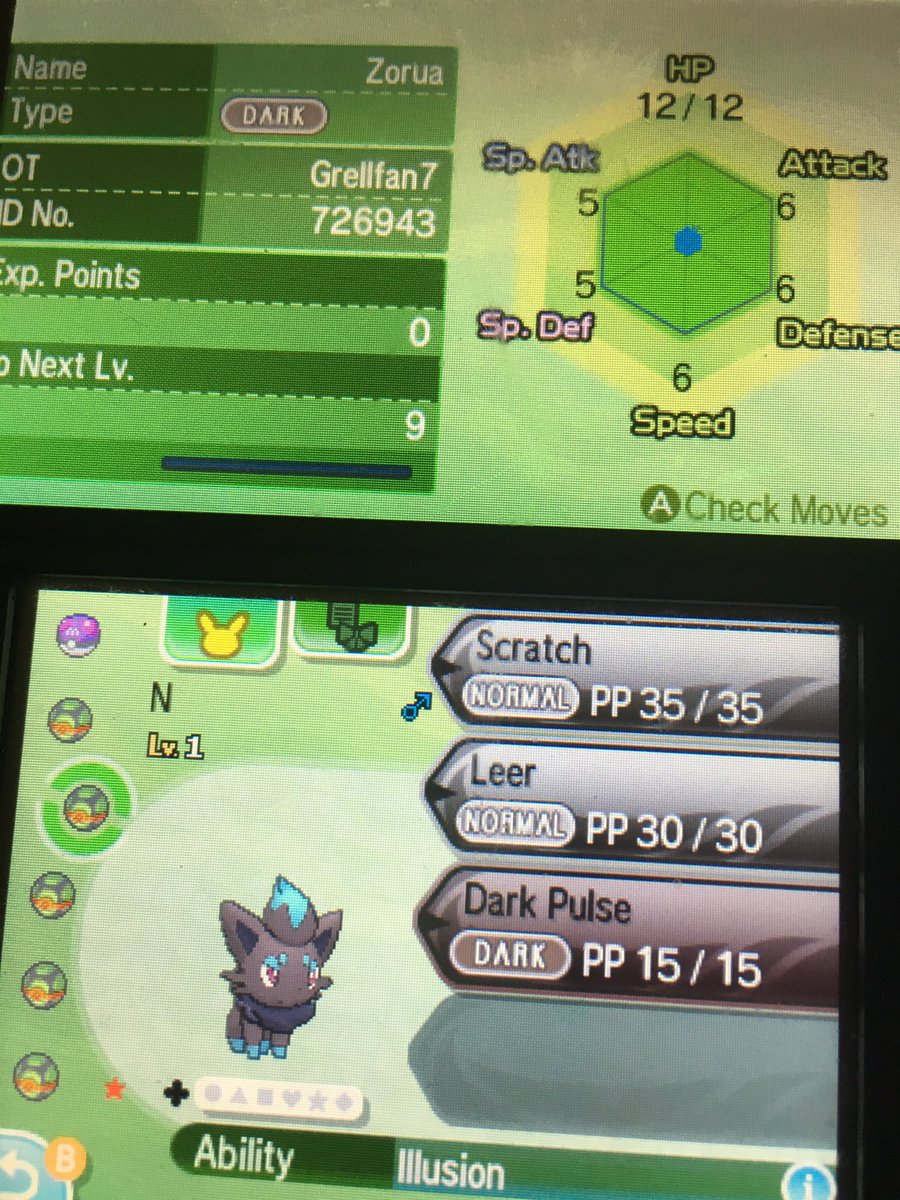 hufflepuffsRule's tweet photo. Finally! We finally got the Zorua we were looking for! Talk about #easterluck ! #shinypokemon https://t.co/8Sgq8Q6ul7