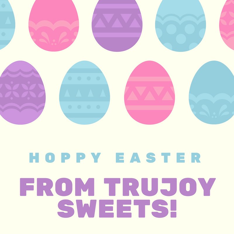 trujoysweets's tweet photo. Wishing you a sweet Easter! 🐰 https://t.co/nByouu2Xpp