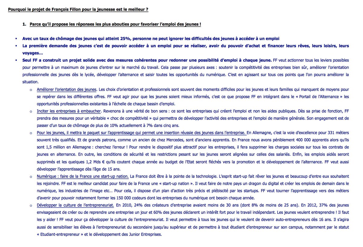 _A_B_Z_D's tweet photo. Face à Macron et le Pen, @FrancoisFillon a le projet le plus abouti pour l'emploi et le quotidien de notre jeunesse #JevoteFillon https://t.co/SmJVIBrVnr