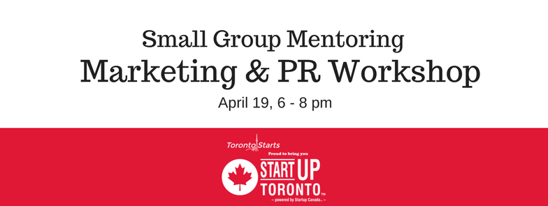 TorontoStarts's tweet photo. Toronto Only 2 Spots left for April 19 Marketing &amp; PR hand on workshop!  https://t.co/m707Dfc7gl #startup #marketing #workshop https://t.co/mwvmaVrowr
