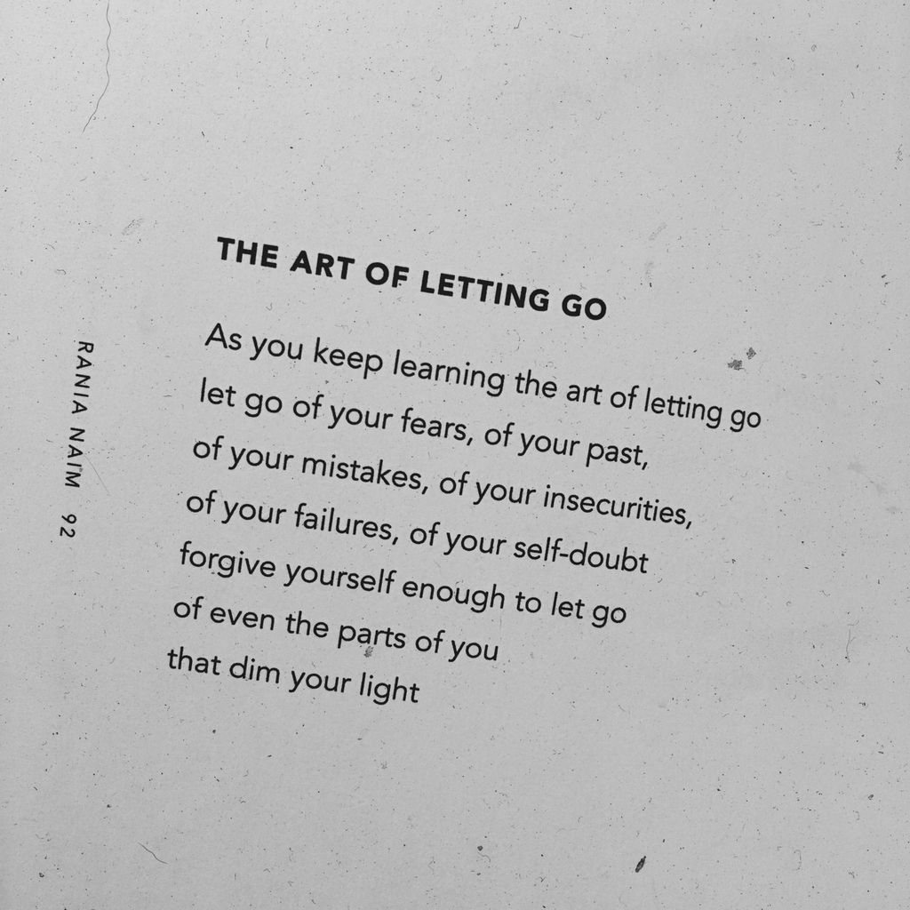 Thought Catalog on Twitter "The art of letting go. (Poetry by