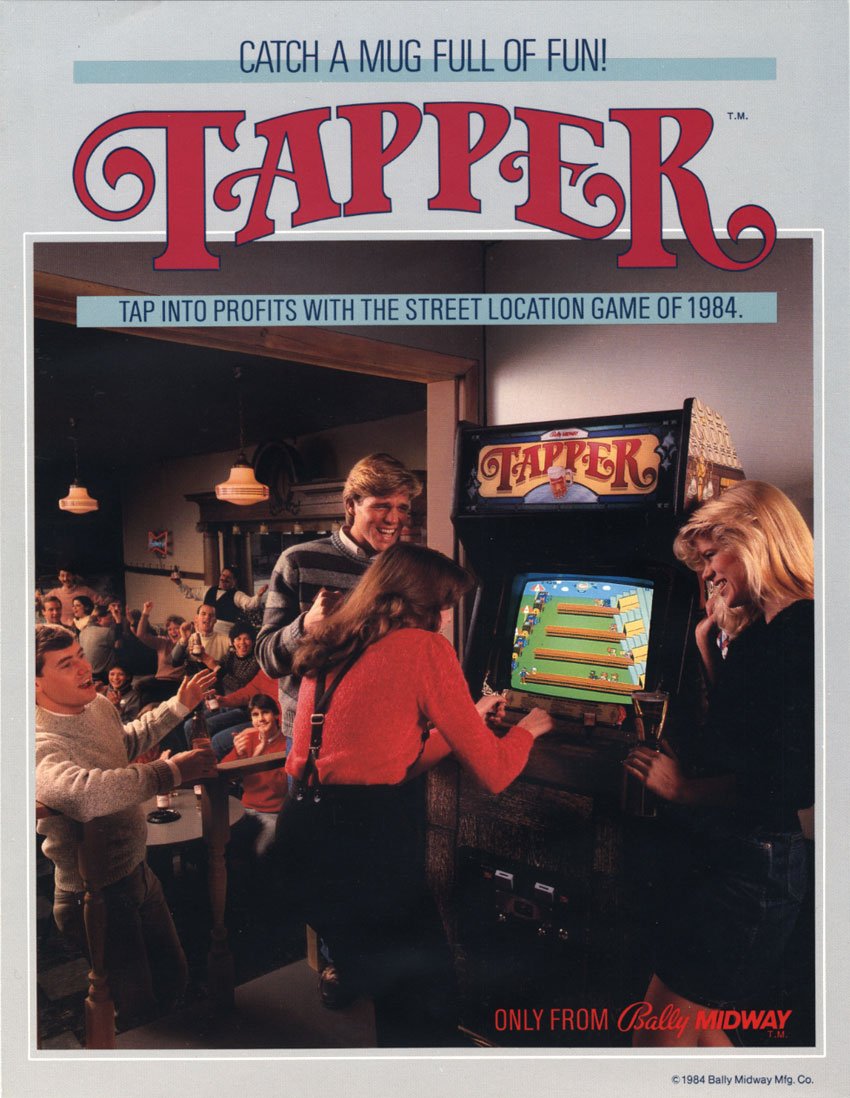 Lord_Arse's tweet photo. Arcade Flyer of the Day! ๐พ
Title: Tapper
Manufacturer: Bally-Midway
Region: USA
Year: 1984
#retrogaming #gamersunite https://t.co/LOenRRiZIJ