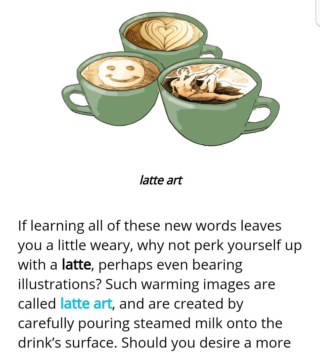 javamarked's tweet image. The day has arrived! Oxford Dictionary&apos;s newest entry! #latteart
We have also heard that &quot;pour over&quot; made it as well! #baristasunite