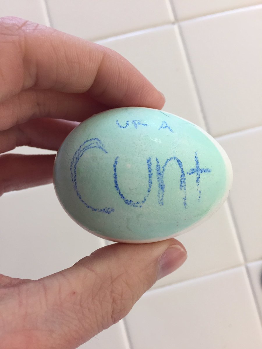aidanswalt's tweet photo. My sister made me an egg, #HappyEaster everyone https://t.co/zcLycNlImz