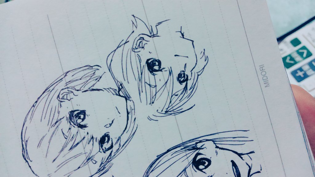 電車ん中でなんか描いてる奴いたら僕かもしれない 